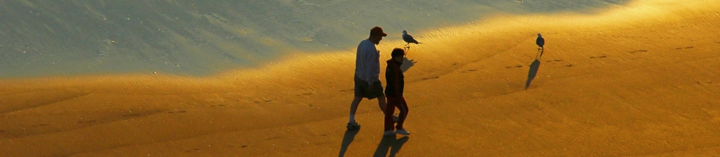 Retired Couple on Beach